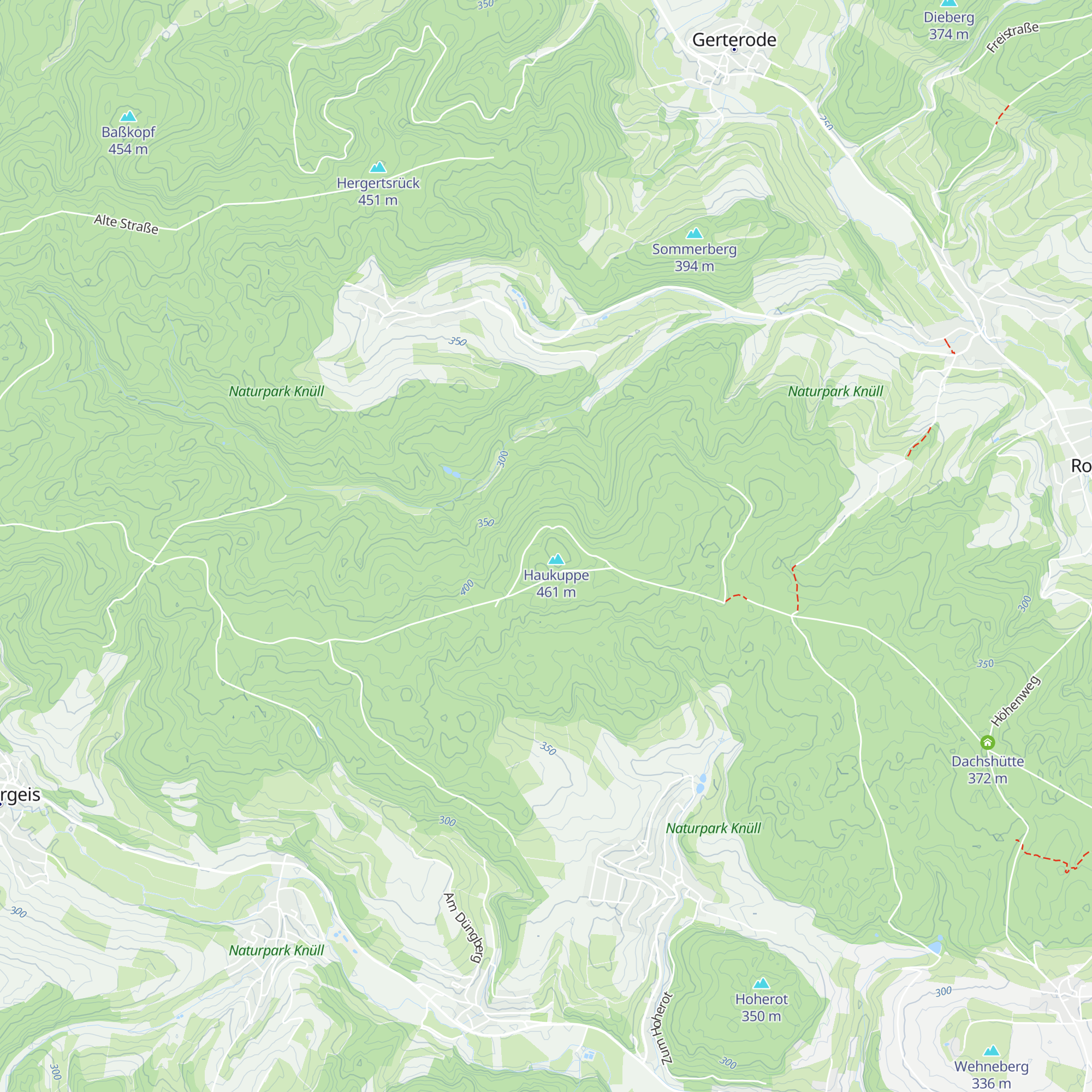Auerhahnhütte map