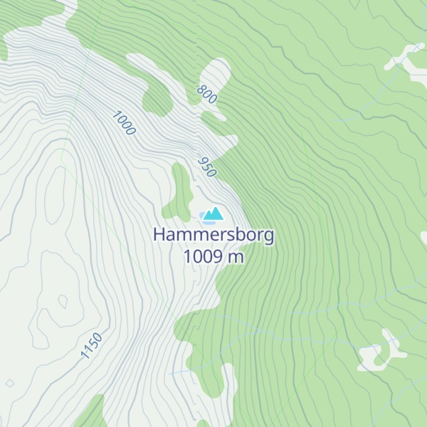 Map of Hammersborg