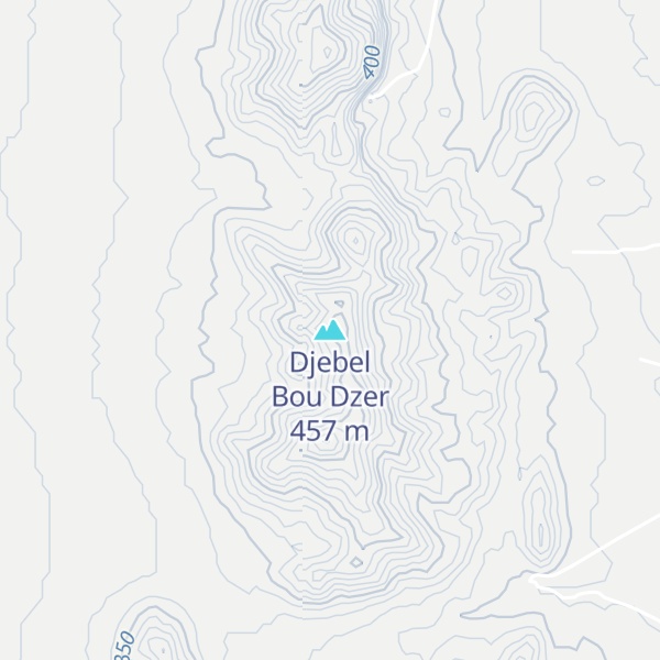 Map of Djebel Bou Dzer