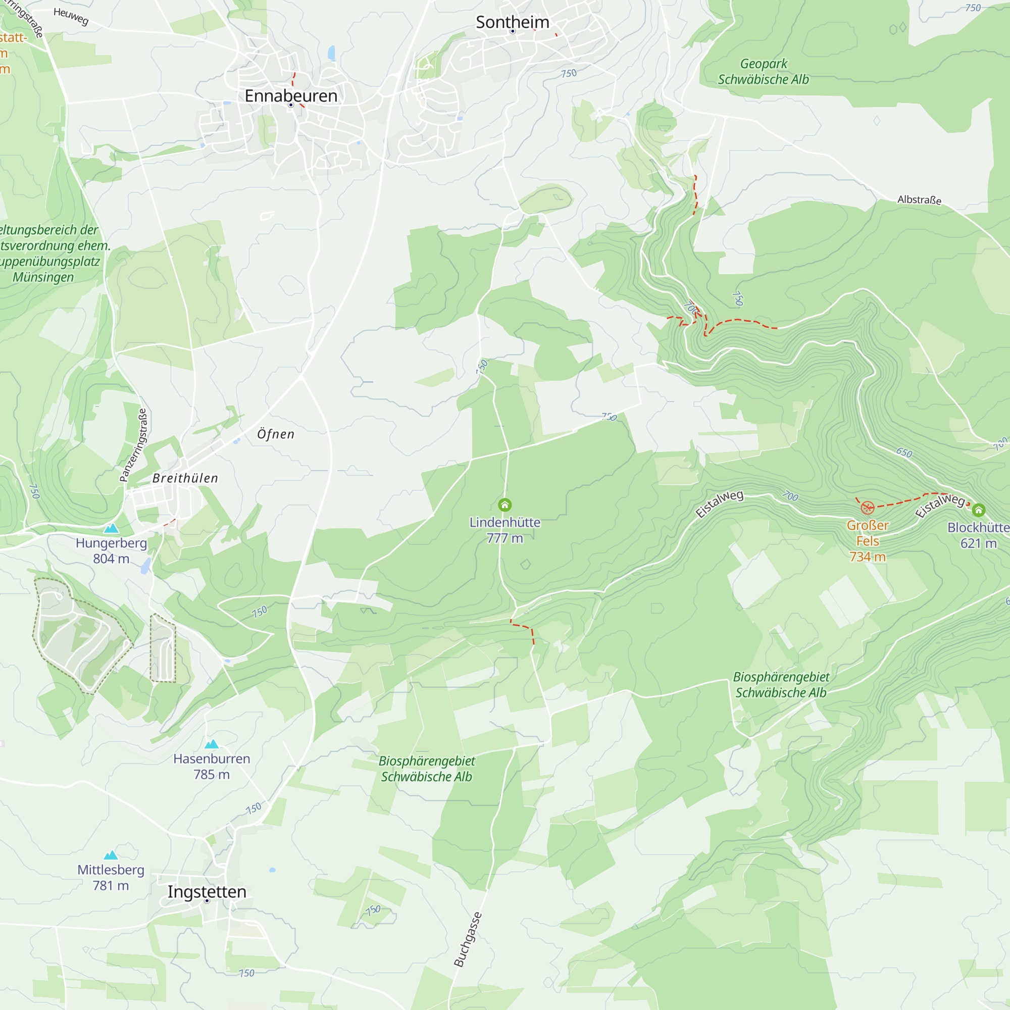 Lindenhütte map