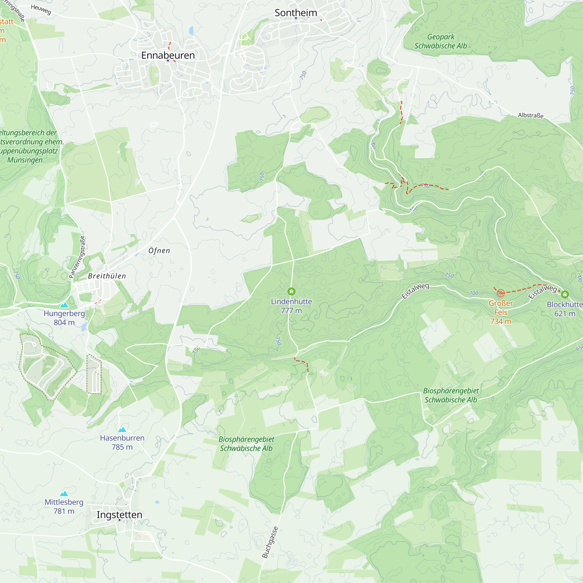 Lindenhütte map