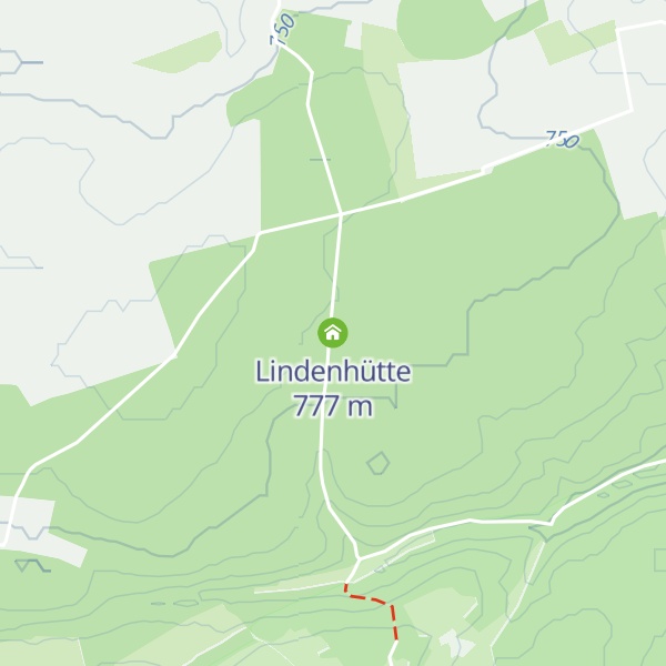 Map of Lindenhütte