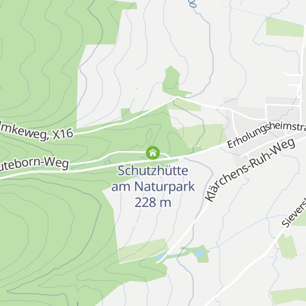 Map of Schutzhütte am Naturpark