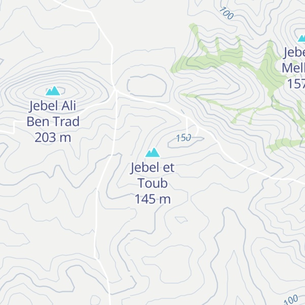 Map of Jebel et Toub