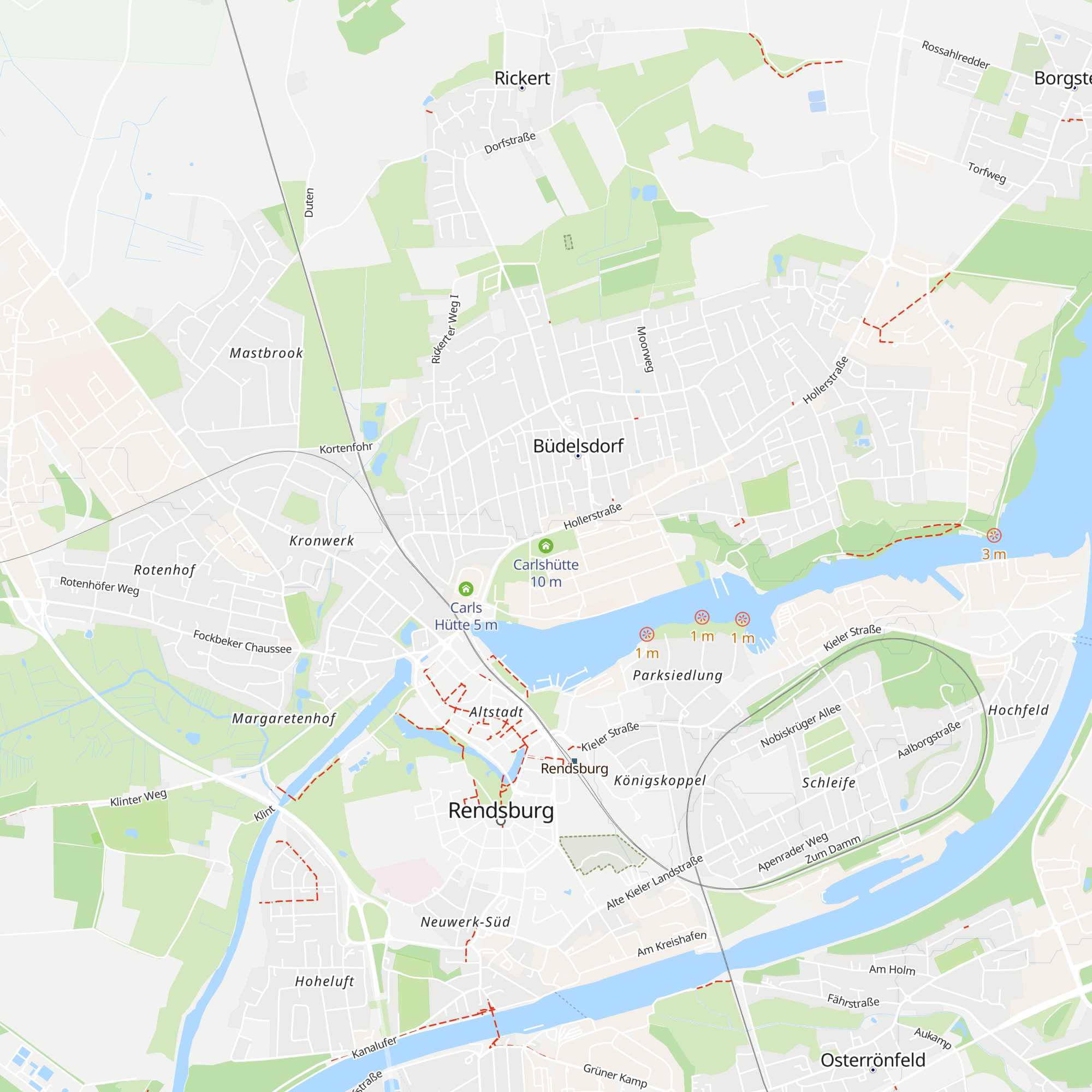 Carlshütte map