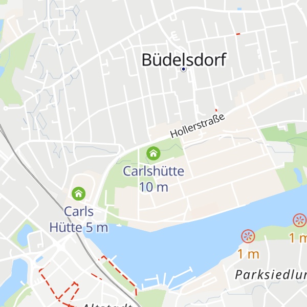 Map of Carlshütte