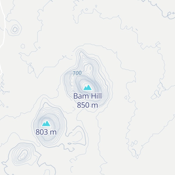 Map of Bam Hill