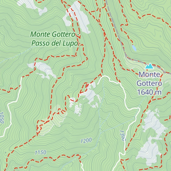 Map of Monte Pizzofreddo