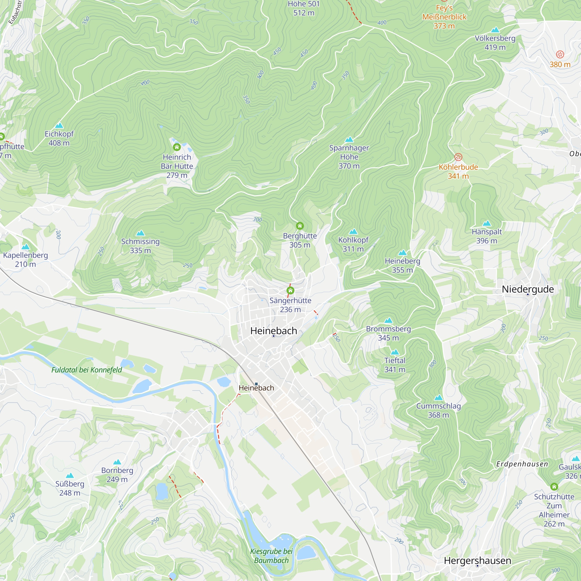 Sängerhütte map
