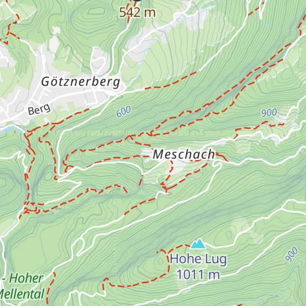 Map of Pfarrhof Meschach