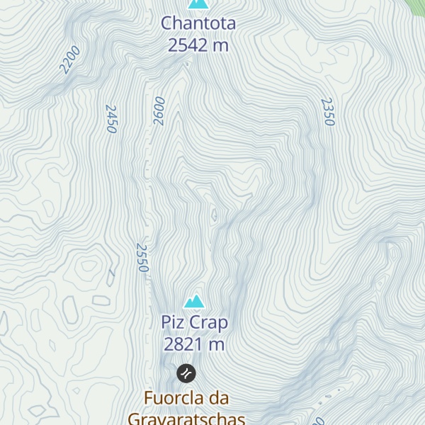 Map of Piz Cuolmet