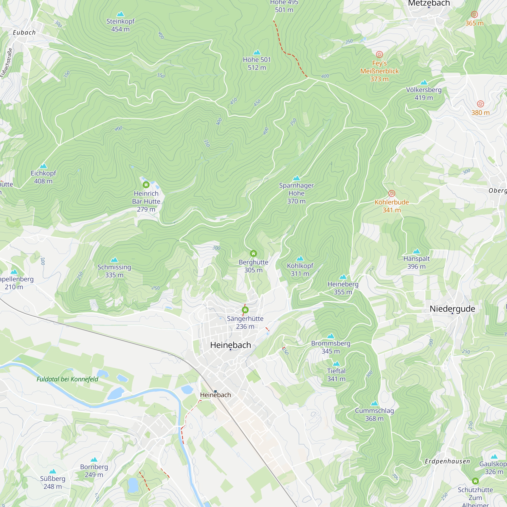Berghütte map