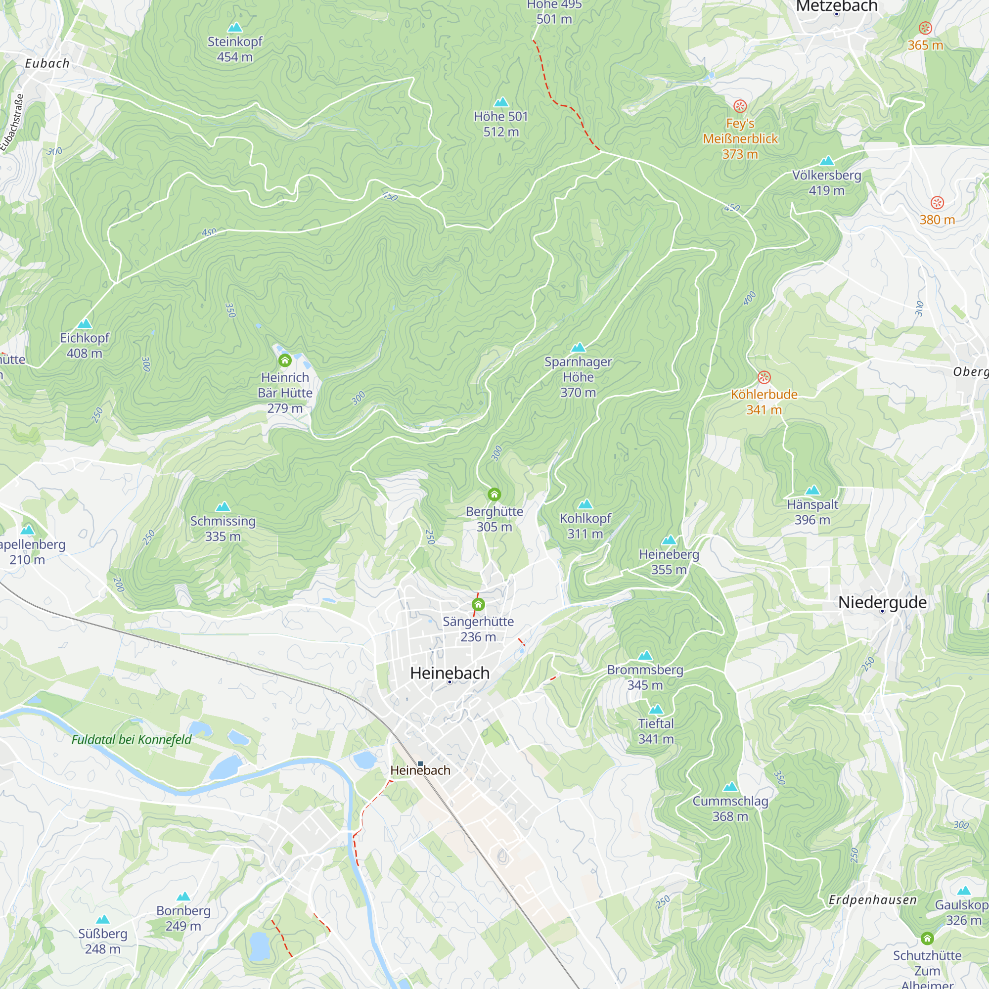 Berghütte map