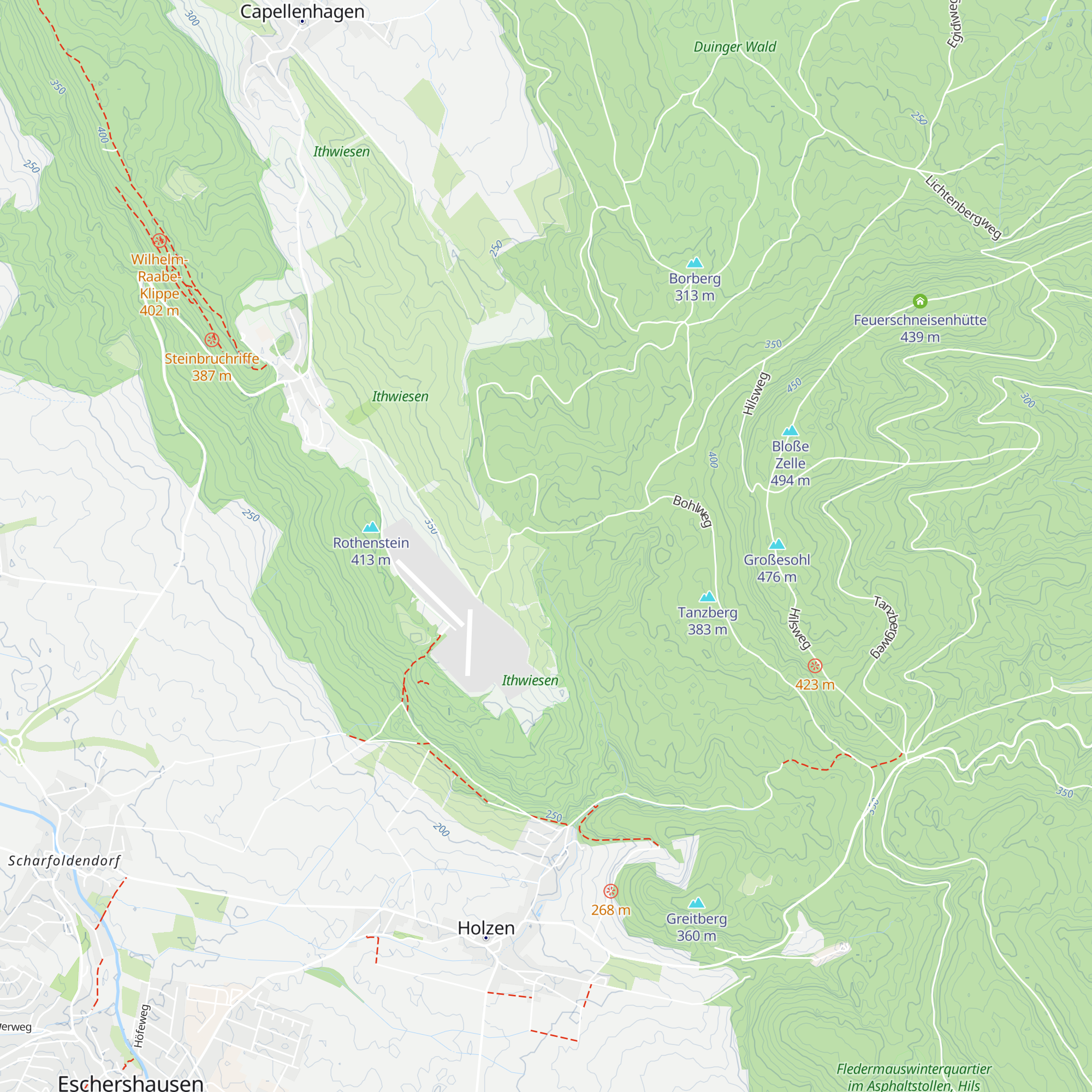Schutzhütte Drei Kastanien map