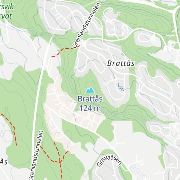 Map of Brattås