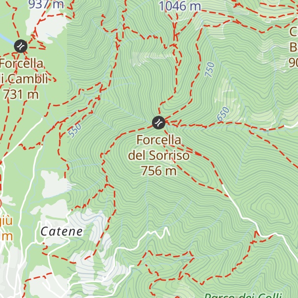 Map of Monte Luvrida