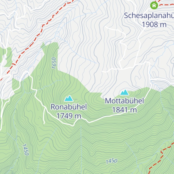 Map of Ferienhaus Fritz Niggli