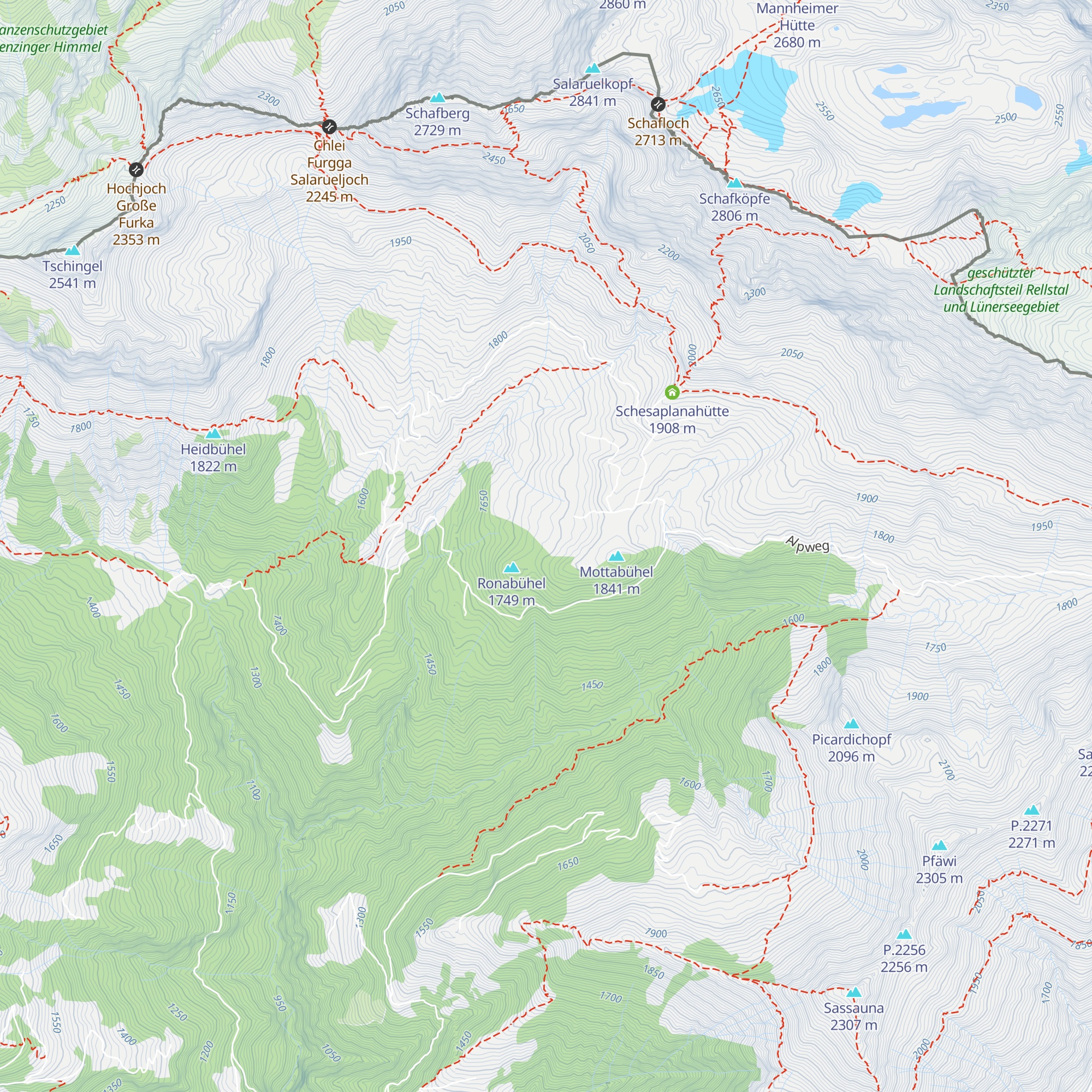 Ferienhaus Fritz Niggli map