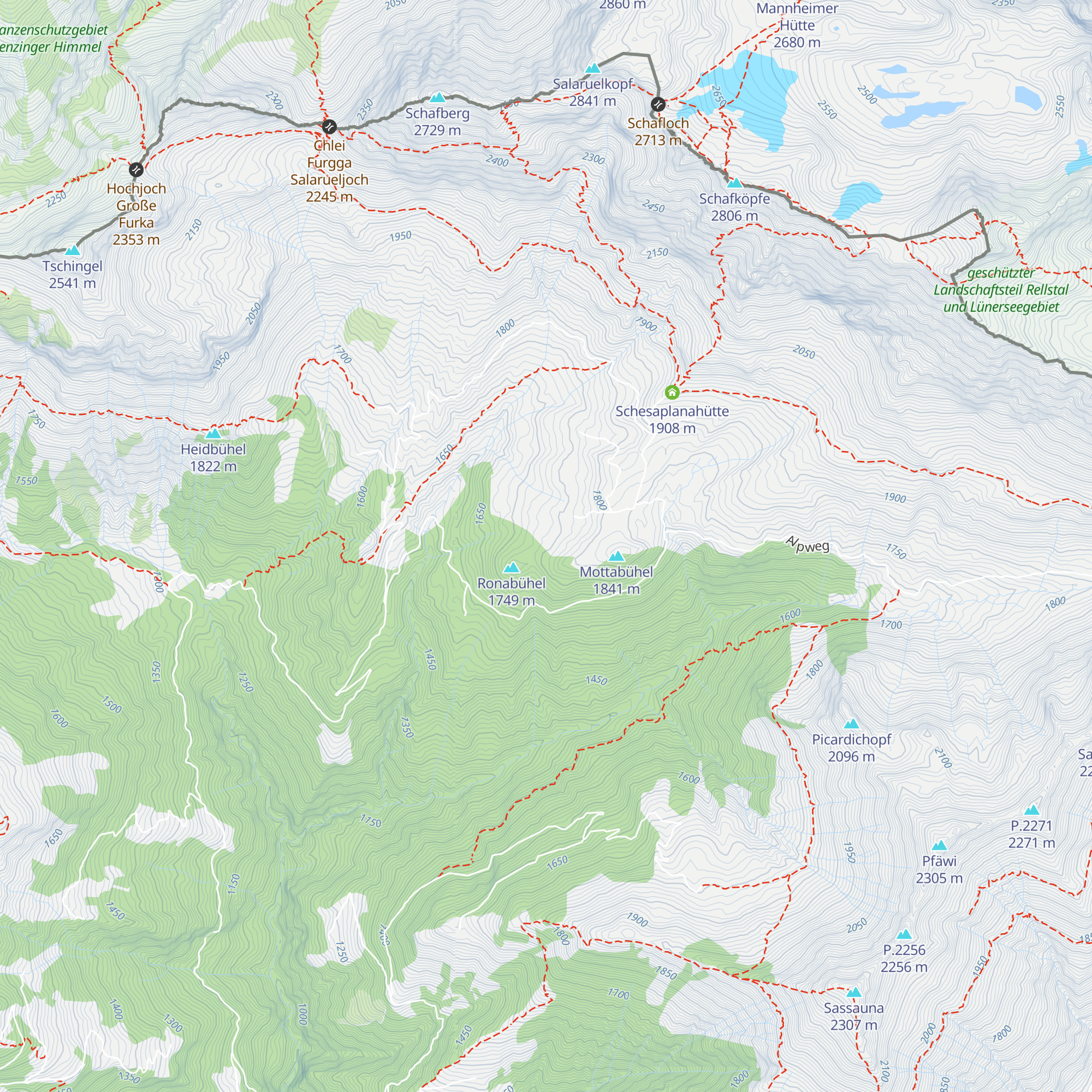 Ferienhaus Fritz Niggli map