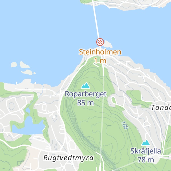 Map of Roparberget