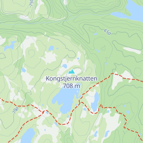 Map of Kongstjernknatten
