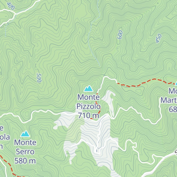Map of Monte Pizzolo