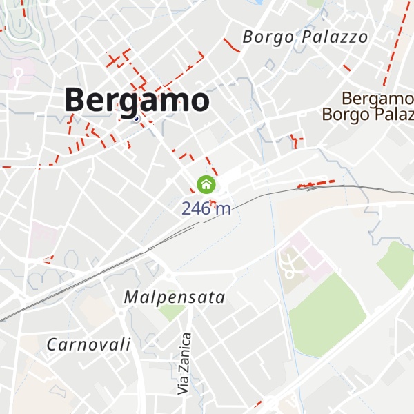 Map of Infopoint Bergamo - Città Bassa