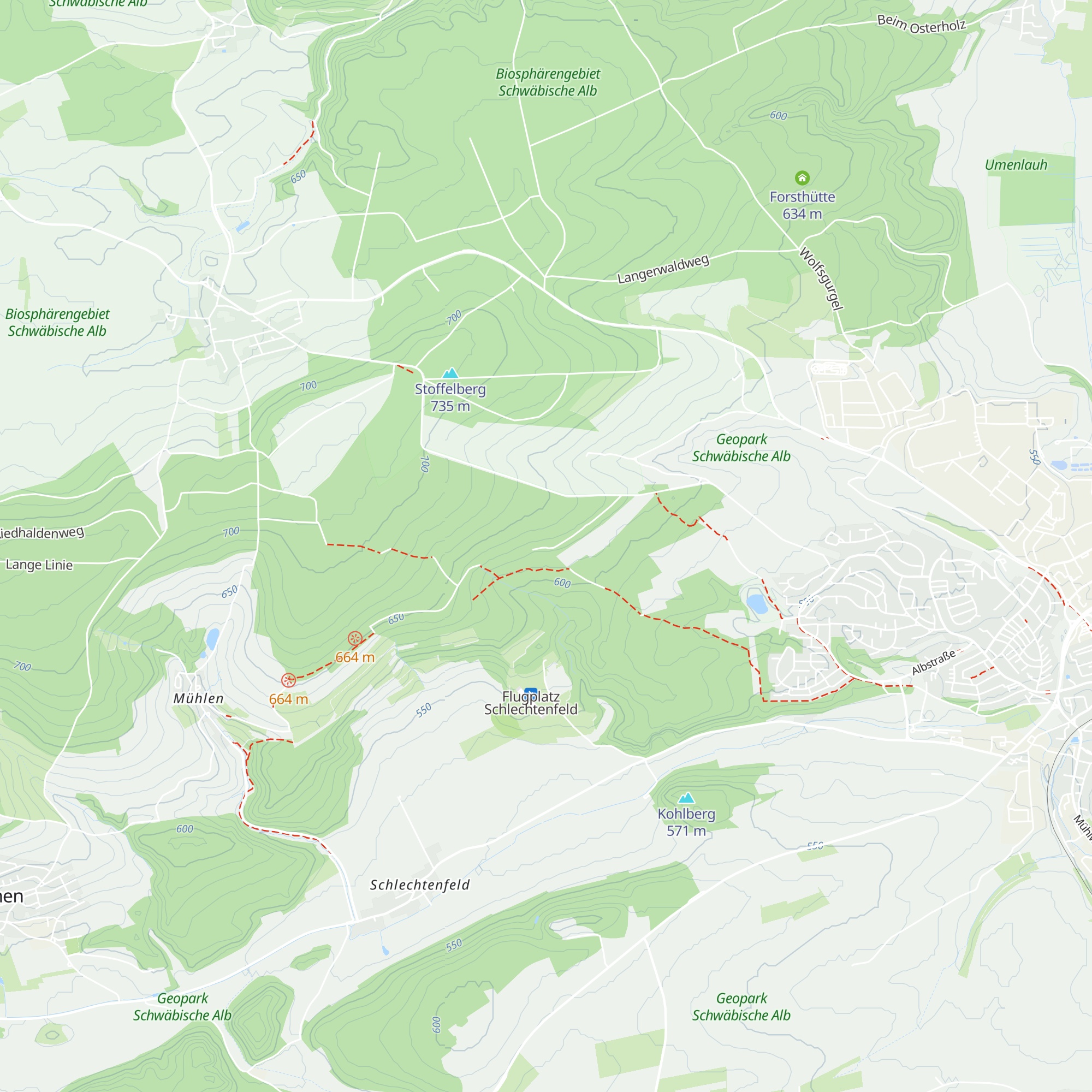 Eschenbachhütte map