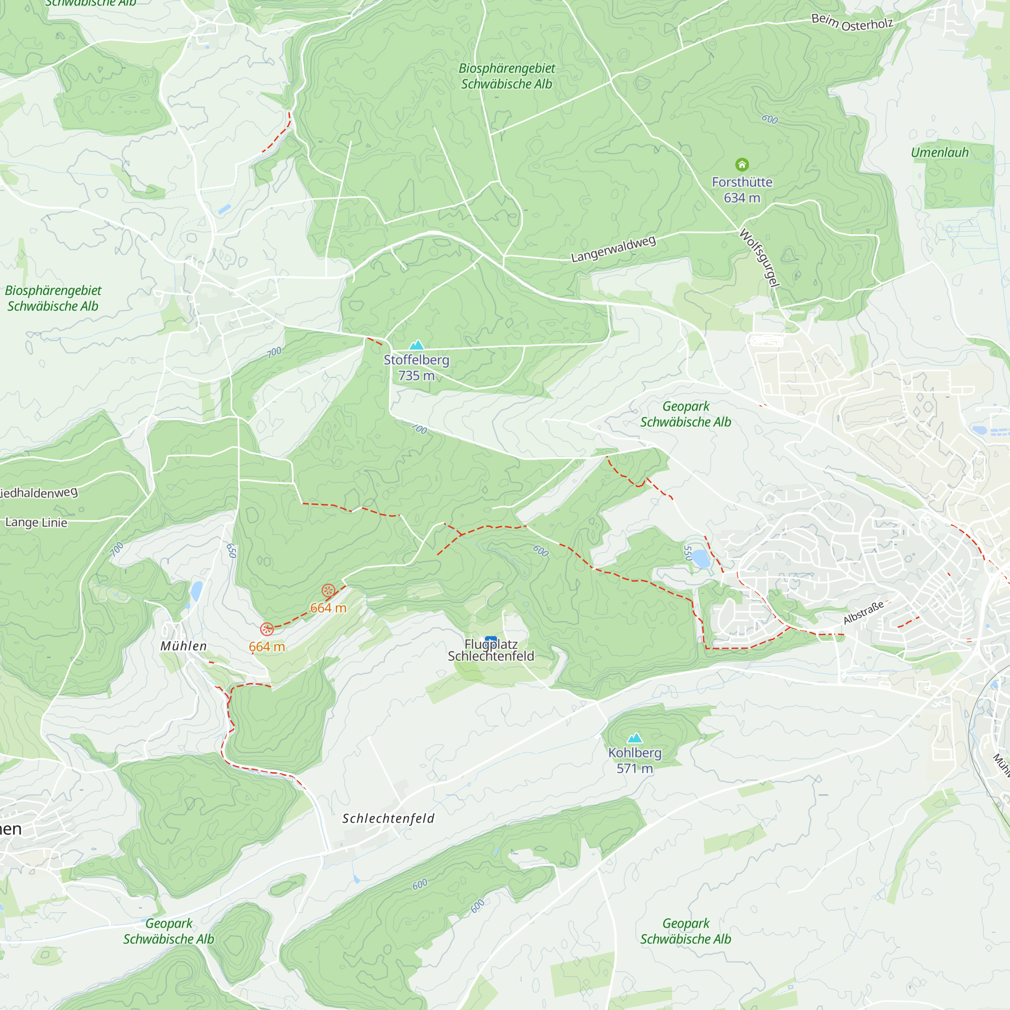 Eschenbachhütte map
