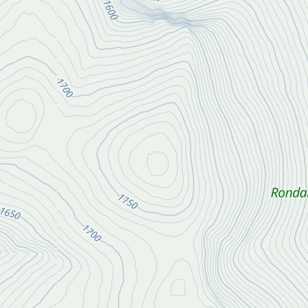 Map of Stygghøin vest