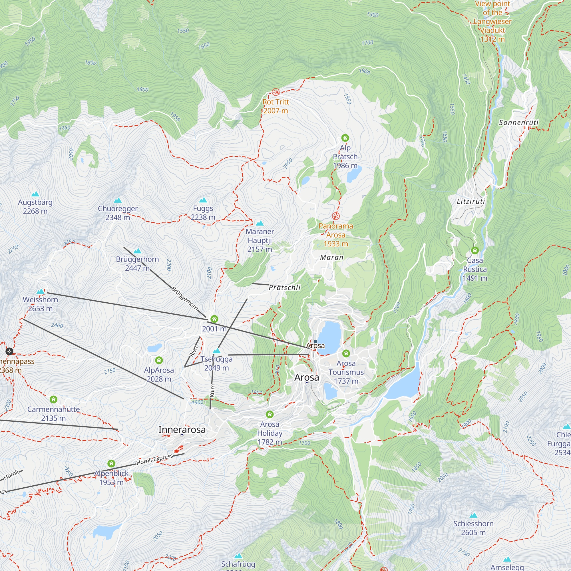 Burestübli map