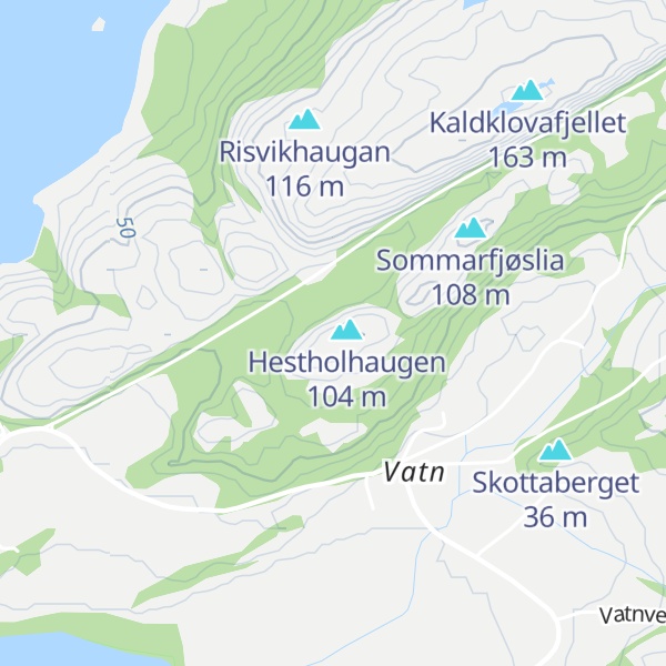 Map of Henrikberget