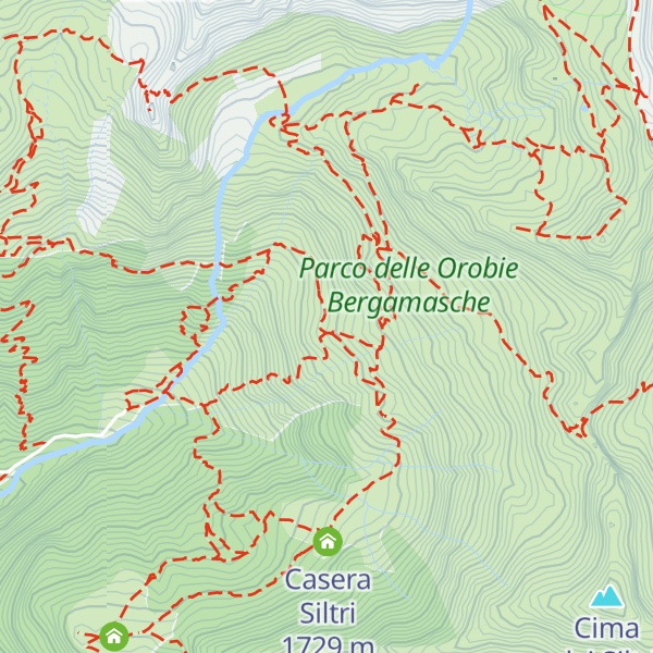 Map of Casera Alpe Cavizzola