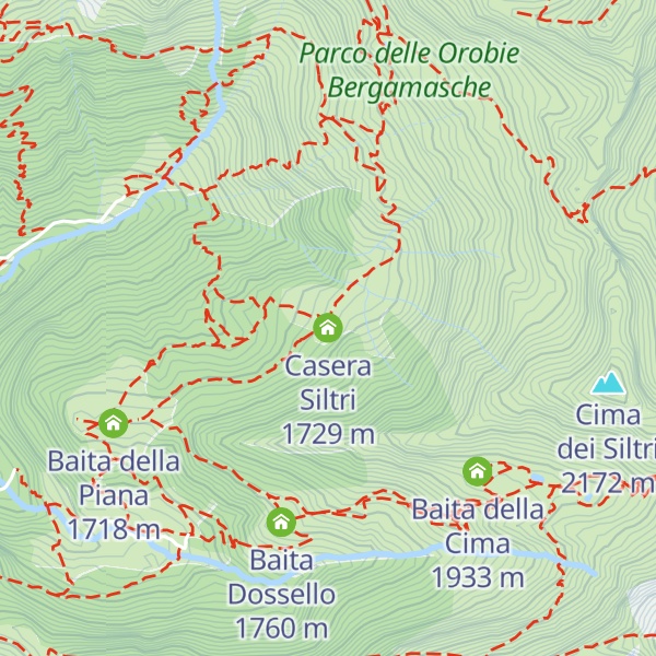 Map of Casera Siltri
