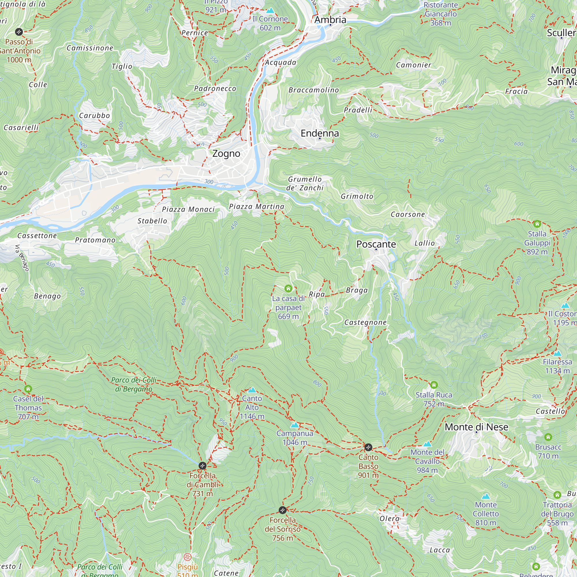 La casa di parpaet map