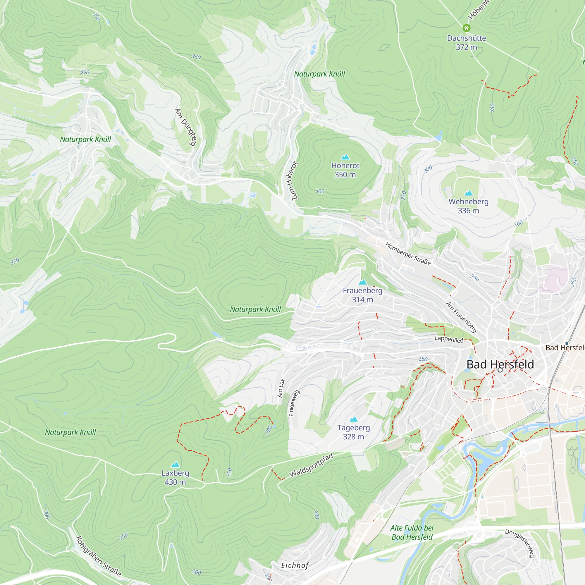 Freudensteins Hütte map