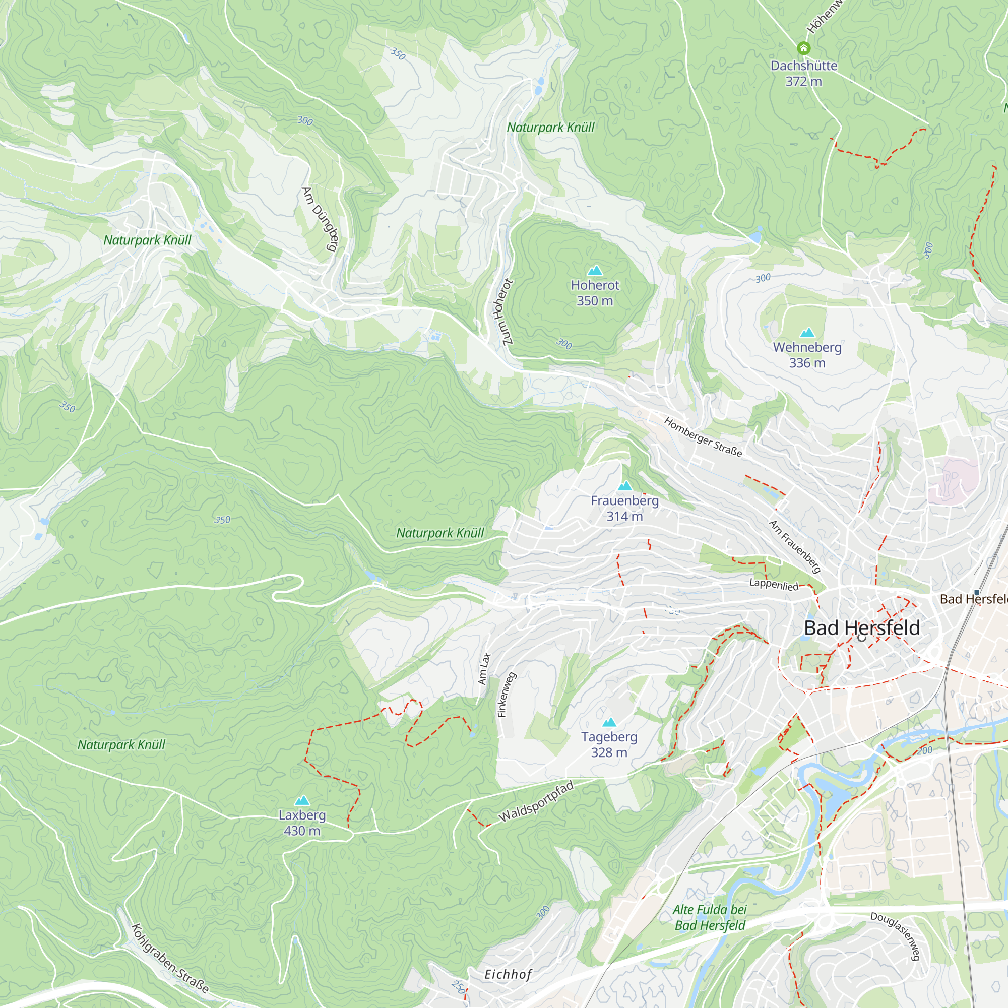 Freudensteins Hütte map