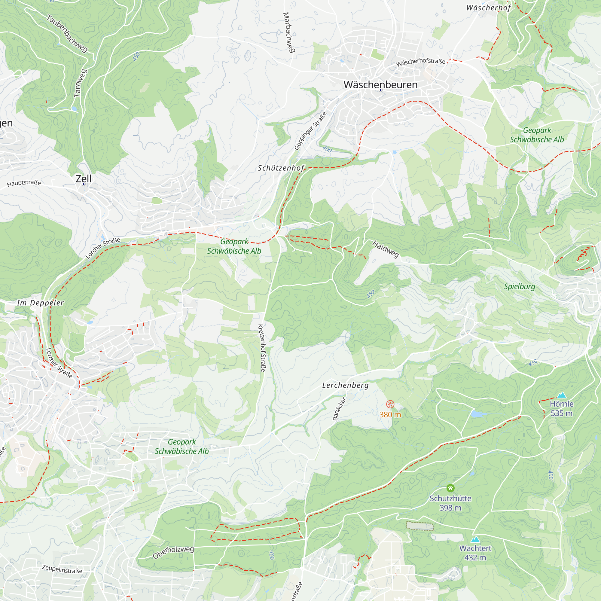 Schutzhütte (privat) map