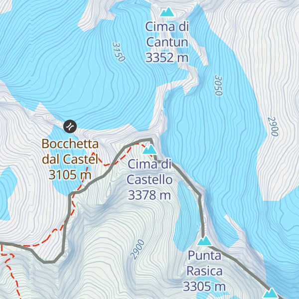 Map of Cima di Castello