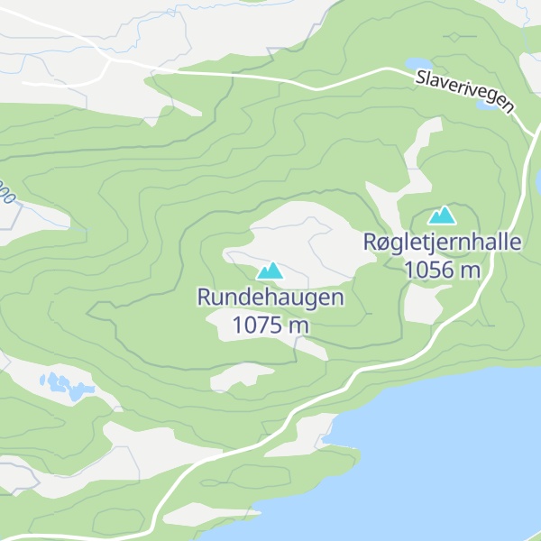 Map of Rundehaugen