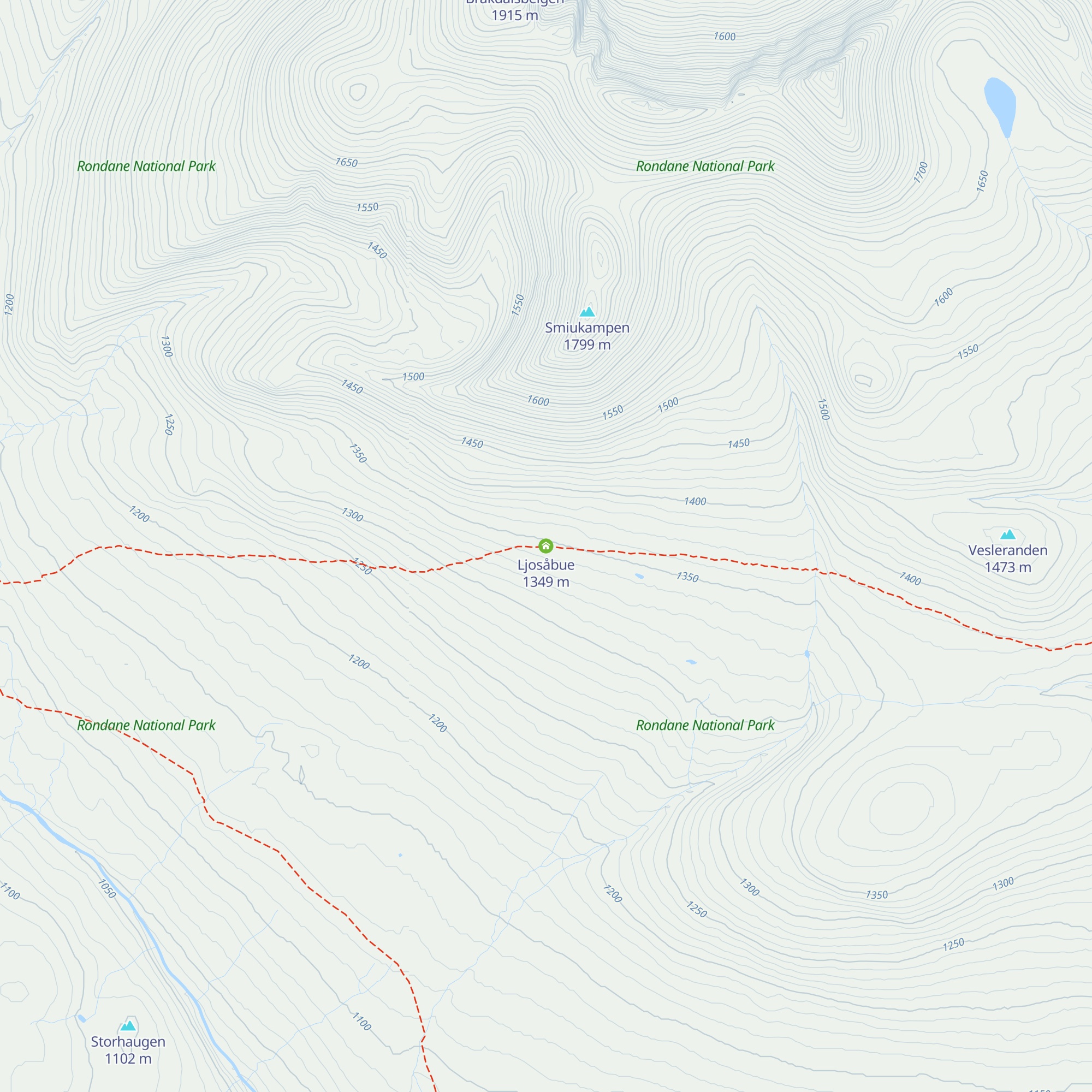 Ljosåbue map