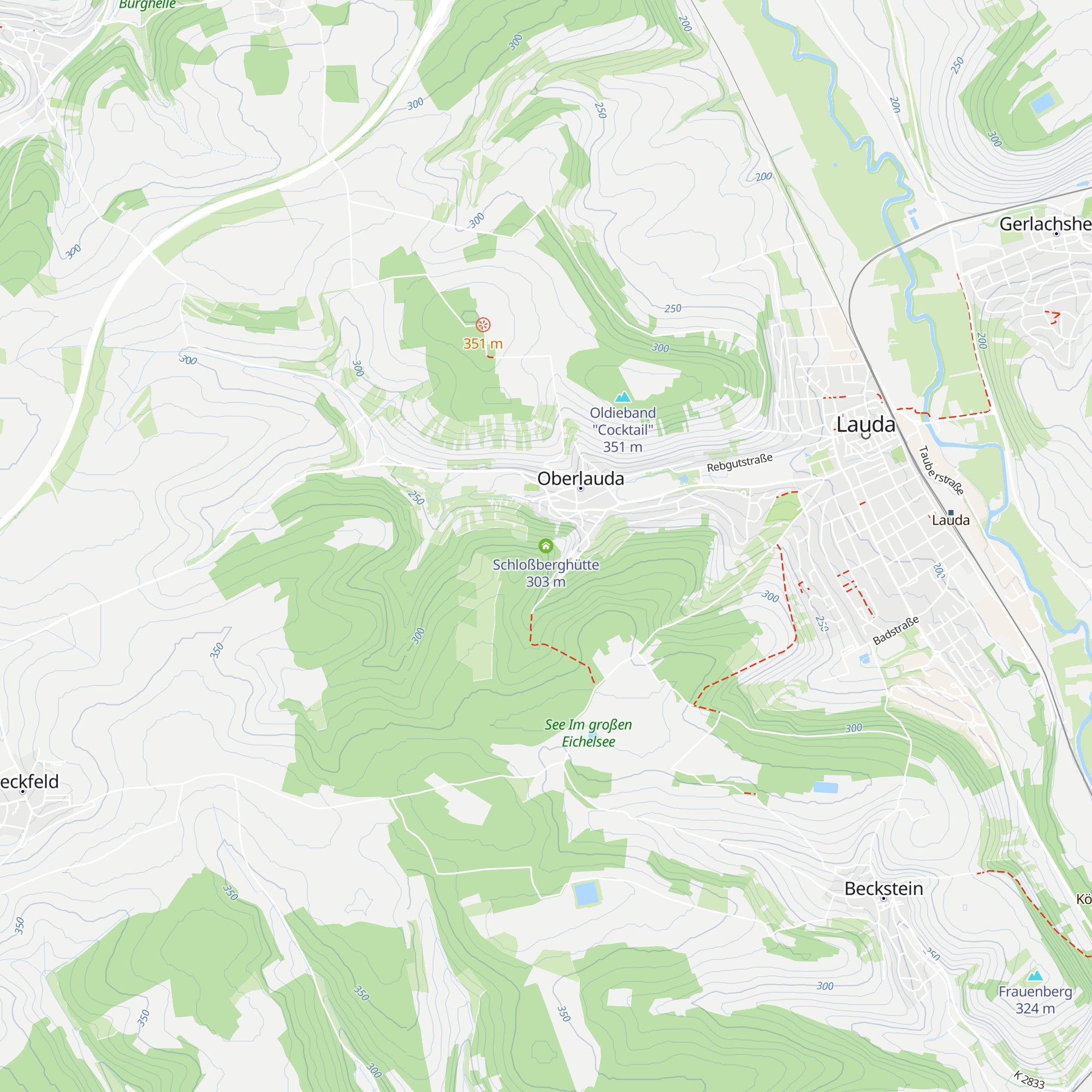 Schloßberghütte map