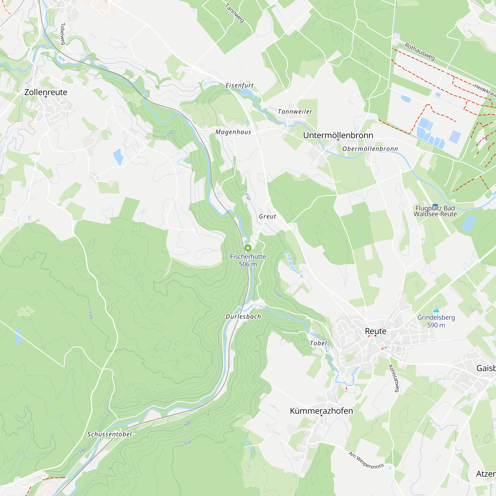 Fischerhütte map