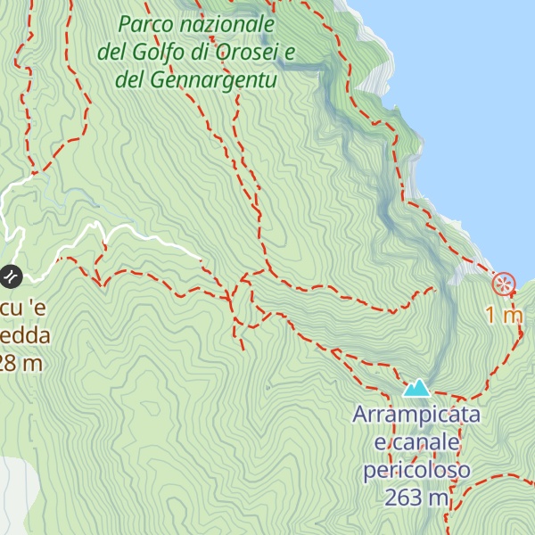 Map of Cuile S'Arcu 'e Su Tasaru II