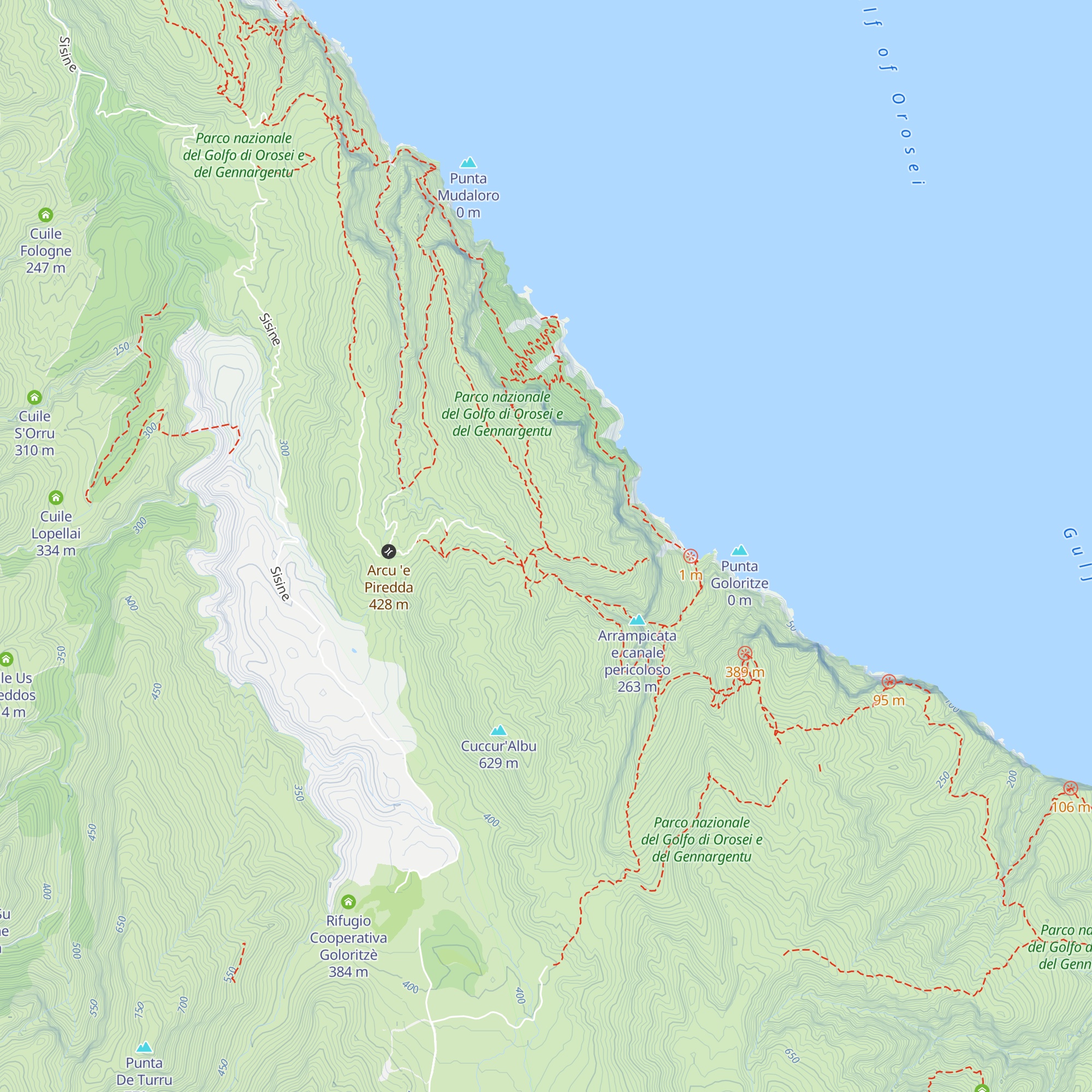 Cuile S'Arcu 'e Su Tasaru II map