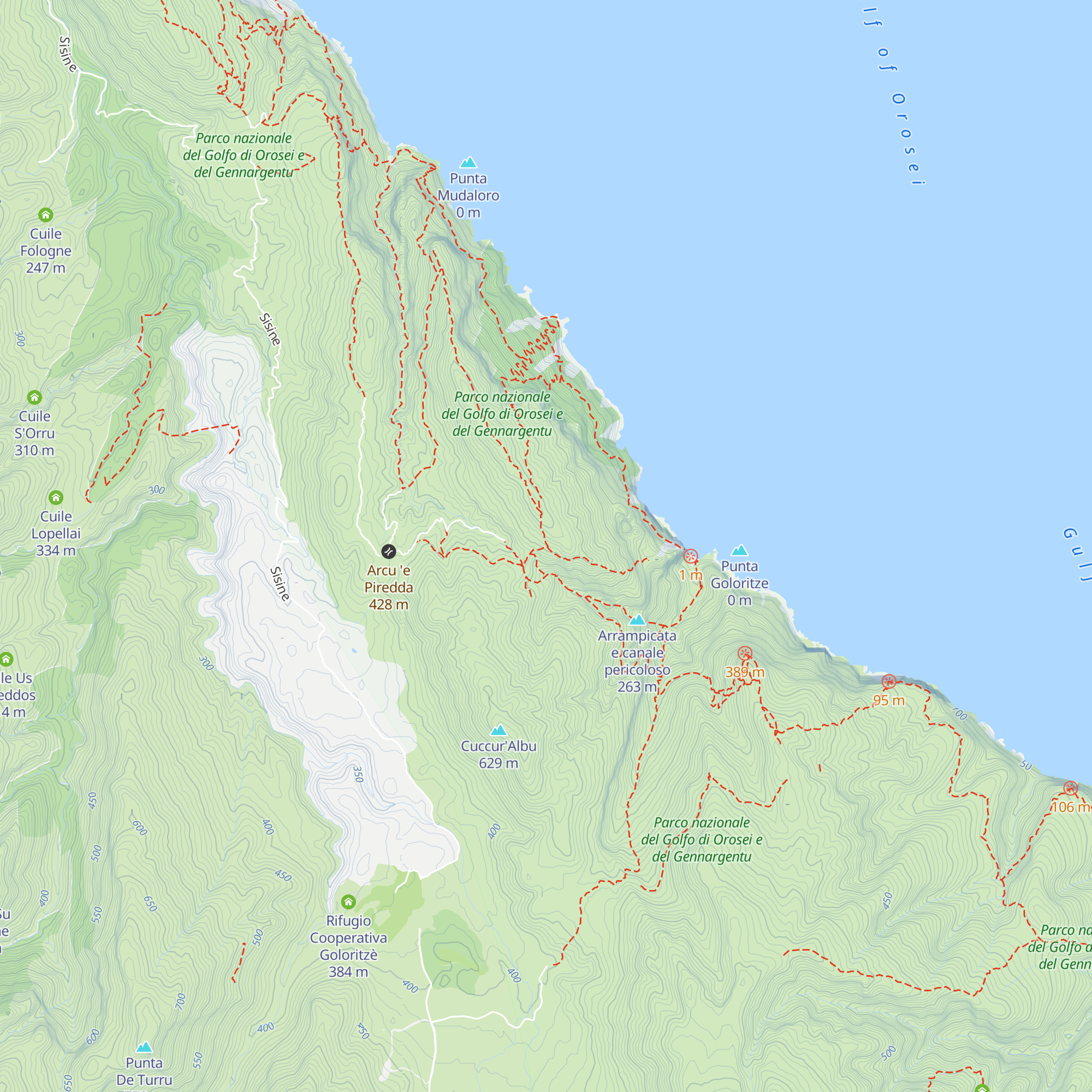 Cuile S'Arcu 'e Su Tasaru II map