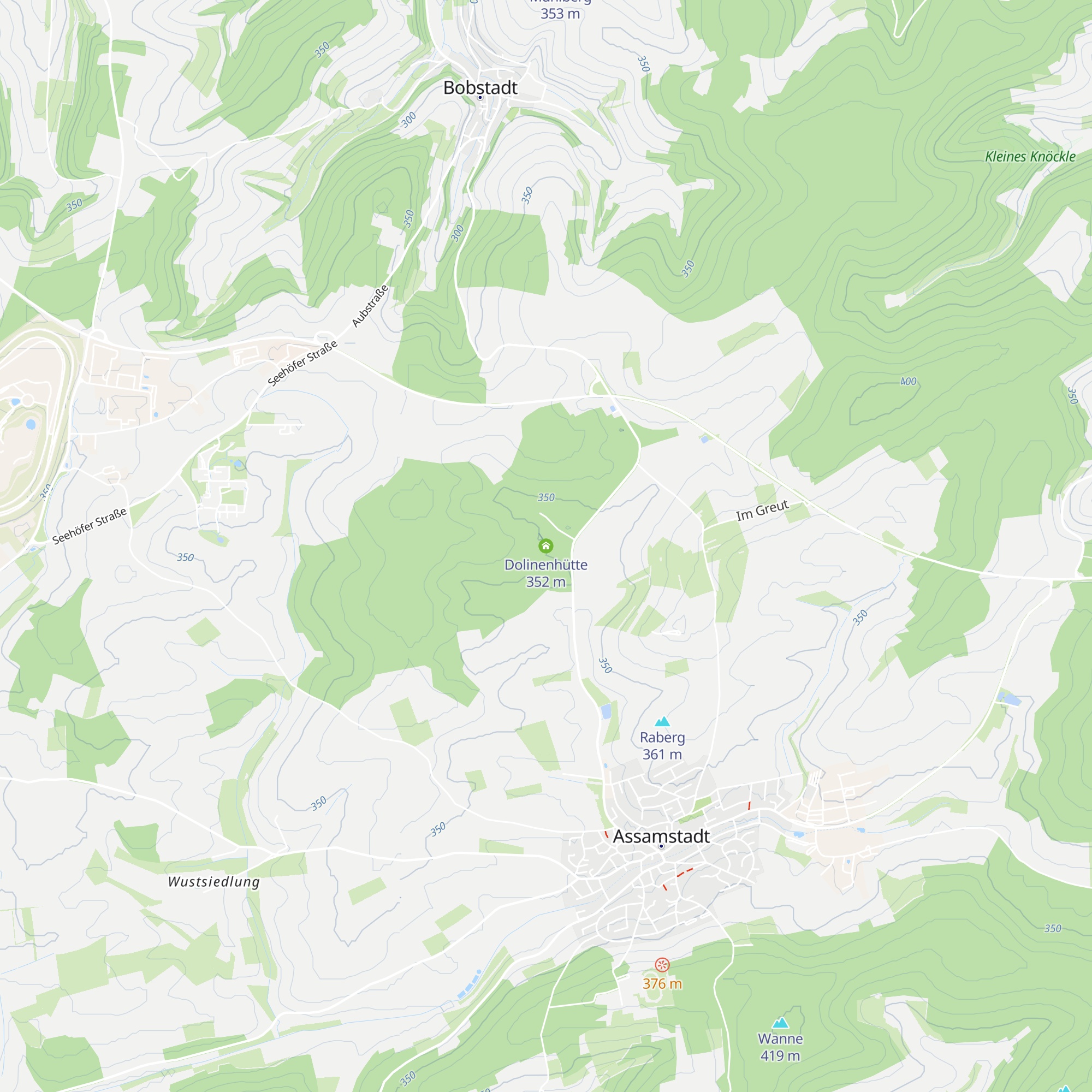 Dolinenhütte map