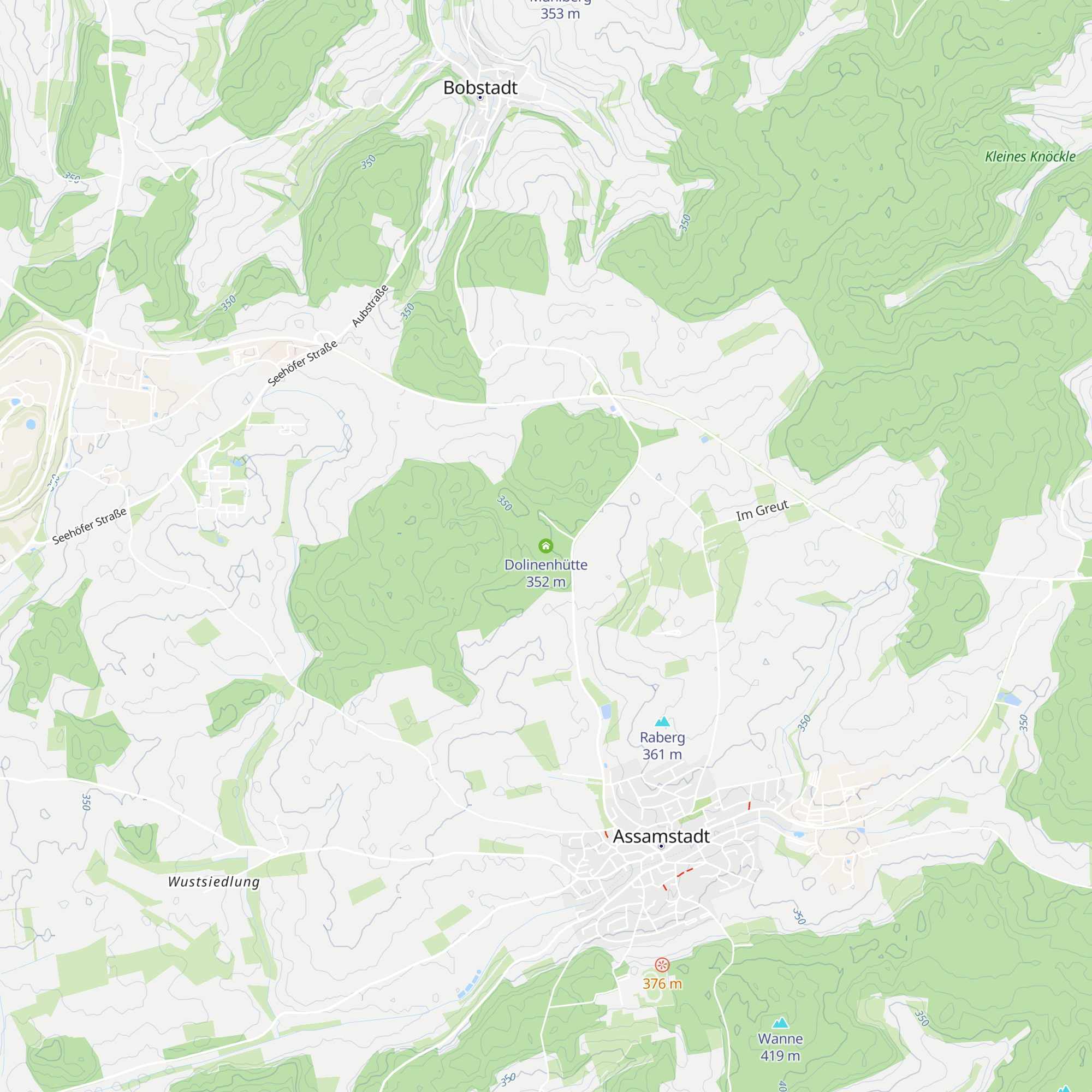 Dolinenhütte map