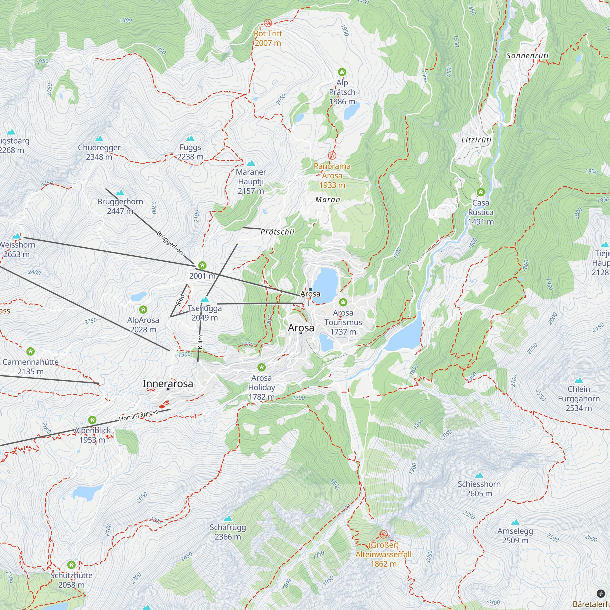 Vetterstübli map