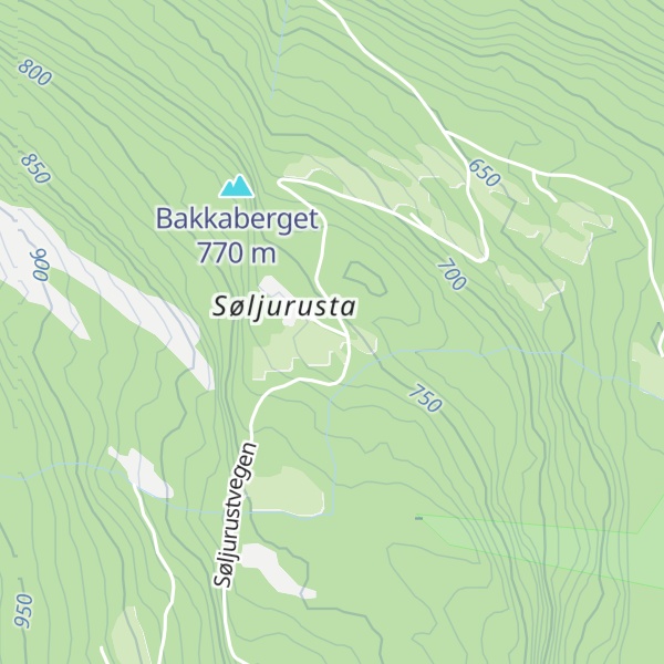 Map of Søljurusta